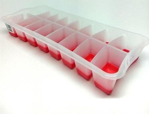 Imagem de Forma Para Cubo Ice Gelo Rígida E Flexível Fundo Silicone