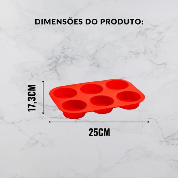 Imagem de Forma para cupcake de silicone - ad - AD IMPORTAÇÃO