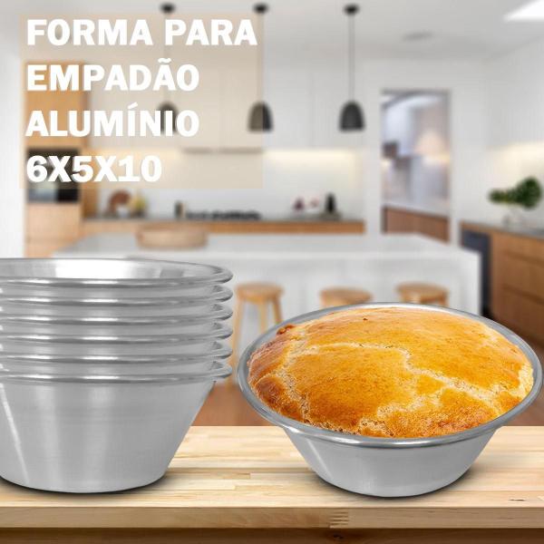 Imagem de Forma Para Empadão Alumínio 6 X 5 X 10 Jaysan