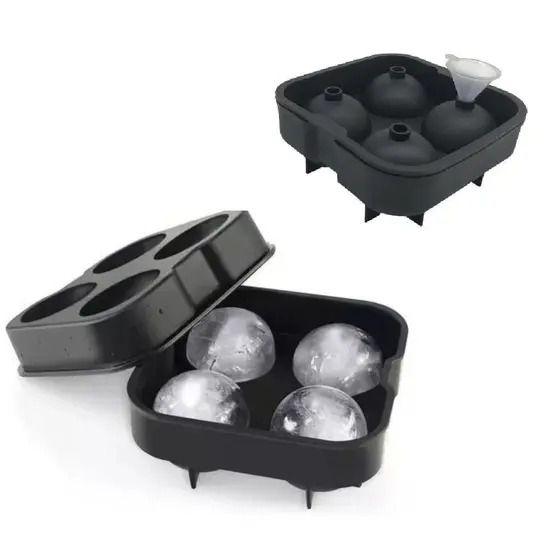 Forma Para Gelo Silicone Esférica Bola Whisky Bebidas Bar Cozinha - Dolce Home Imagem de Forma Para Gelo Silicone Esférica Bola Whisky Bebidas Bar Cozinha