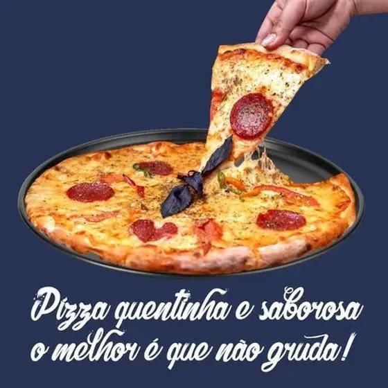 Imagem de Forma para Pizza 35cm Antiaderente Não Gruda Multiflon