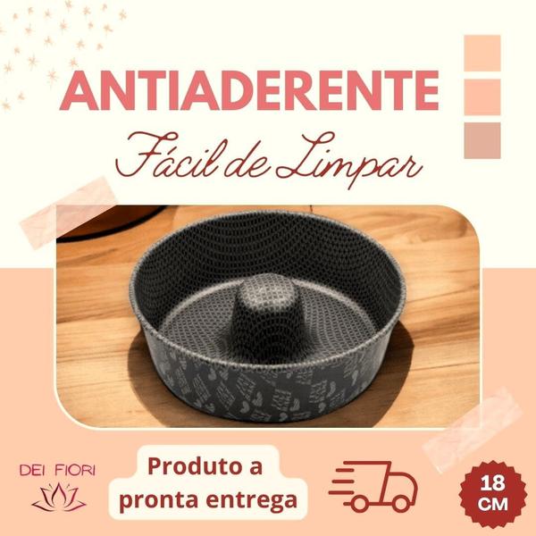 Imagem de Forma Para Pudim E Bolos Redonda 18cm  Material Antiaderente