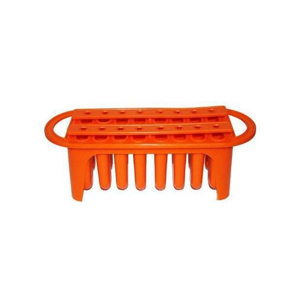 Forma Picolé Padrão Picoleteira 16 Palitos - Laranja - Gallizzi Imagem de Forma Picolé Padrão Picoleteira 16 Palitos - Laranja
