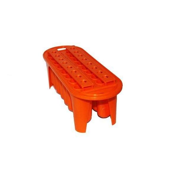 Forma Picolé Padrão Picoleteira 16 Palitos - Laranja - Gallizzi Imagem de Forma Picolé Padrão Picoleteira 16 Palitos - Laranja