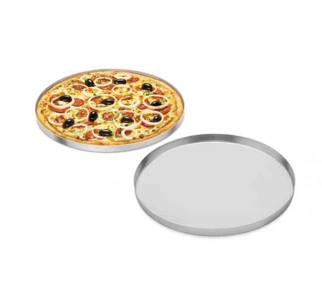 Imagem de Forma Pizza  35 cm  Polida sem Fruros - ABC