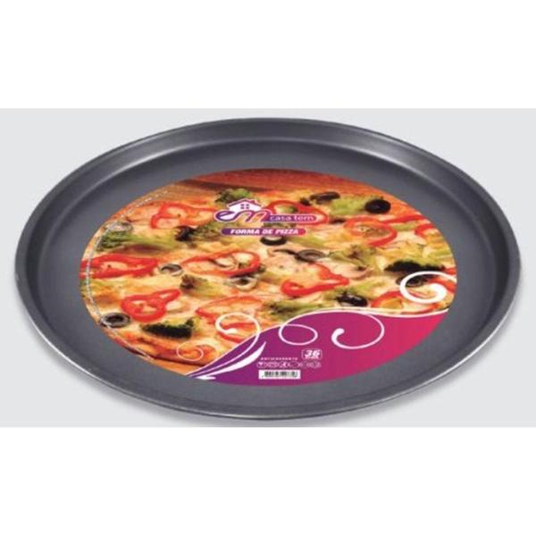Forma Pizza Antiaderente Assadeira 36cm em aço carbono 11497-1 - Em Casa Tem Imagem de Forma Pizza Antiaderente Assadeira 36cm em aço carbono 11497-1 - Em Casa Tem