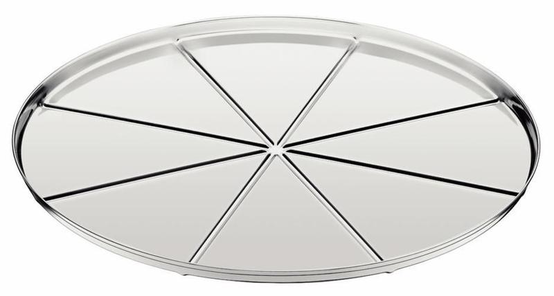 Fôrma Pizza Com Vincos 30Cm Inox Tramontina 61744300 Imagem de Fôrma Pizza Com Vincos 30Cm Inox Tramontina 61744300