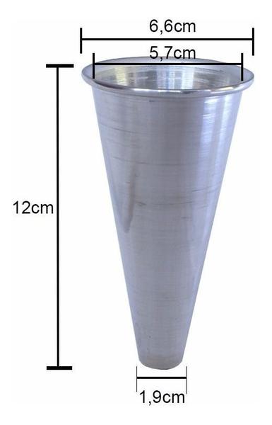 Forma Pizza Cone Alumínio 12 Pizzas 12cm/24 Cones Gastrobel Imagem de Forma Pizza Cone Alumínio 12 Pizzas 12cm/24 Cones Gastrobel