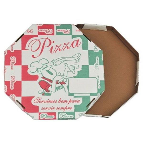 Imagem de Forma Pizza Oitavada Papelao Padrao Pers 35cm 25un