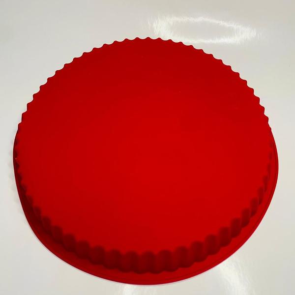 Imagem de Forma Rasa Silicone Para Tortas Antiaderente 26cm Prime Chef