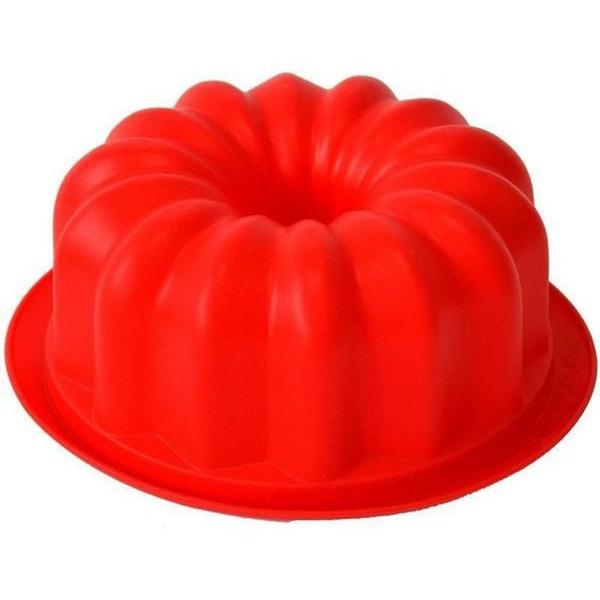 Imagem de Forma Redonda De Silicone Com Furo No Meio Pudim 25cm