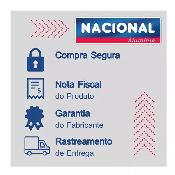 Imagem de Forma Retangular Kit 3 Peças Alumínio Forte