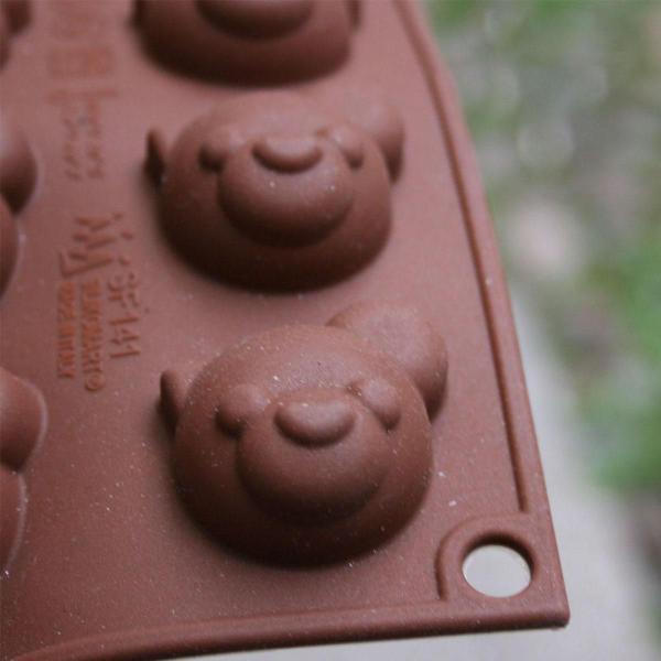 Imagem de Forma Silicone Panda Chocolate Doce Gourmet Silikomart