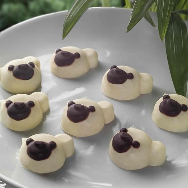 Imagem de Forma Silicone Panda Chocolate Doce Gourmet Silikomart