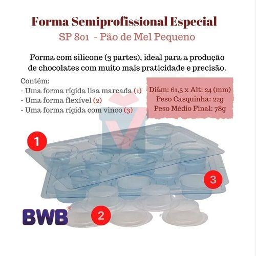 Imagem de Forma Silicone Pão De Mel Pequeno BWB Sp 801