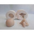 Forma Silicone Sabonete Resina 150 - Vaso Bob - Decore Artesanatos SP Imagem de Forma Silicone Sabonete Resina 150 - Vaso Bob