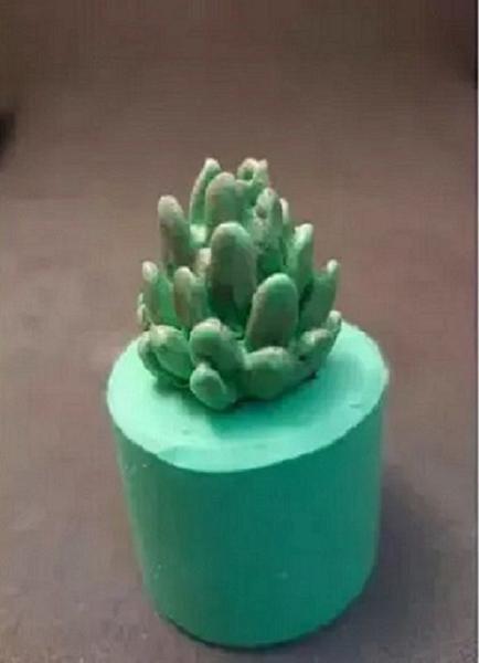 Imagem de Forma Silicone Sabonete Resina 205 - Mini Suculenta Sedum