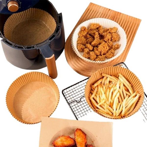 Imagem de Formas Anti-aderentes Descartáveis Air Fryer 50 Un novidade