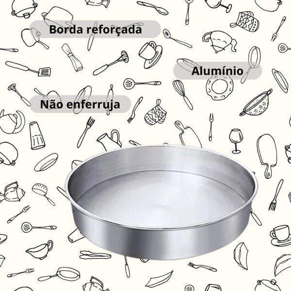 Imagem de Formas de tortas n 30 n 26 resistente reforçada qualidade - Fortline