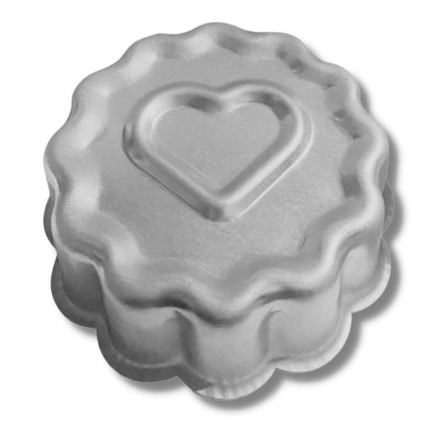 Forminha Ballerine Crespa Coração Mini 9X3 Cm 6 Pçs - Isamar Imagem de Forminha Ballerine Crespa Coração Mini 9X3 Cm 6 Pçs