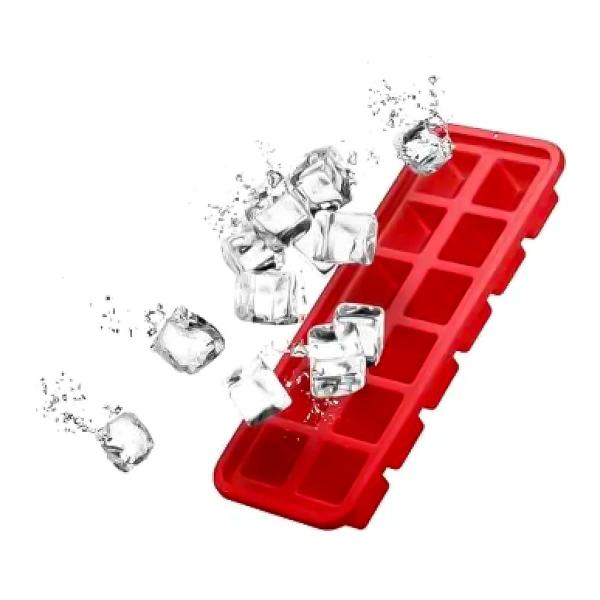 Forminha De Gelo Cozinha Freezer Faz 12 Cubos Fundo Silicone - Western Imagem de Forminha De Gelo Cozinha Freezer Faz 12 Cubos Fundo Silicone