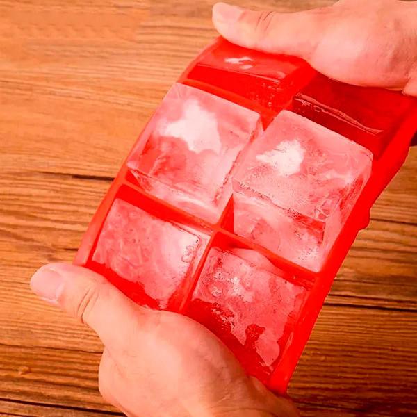Forminha De Gelo Cozinha Freezer Faz 12 Cubos Fundo Silicone - Western Imagem de Forminha De Gelo Cozinha Freezer Faz 12 Cubos Fundo Silicone