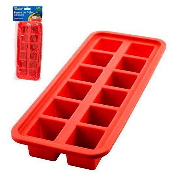 Forminha De Gelo Cozinha Freezer Faz 12 Cubos Fundo Silicone - Western Imagem de Forminha De Gelo Cozinha Freezer Faz 12 Cubos Fundo Silicone