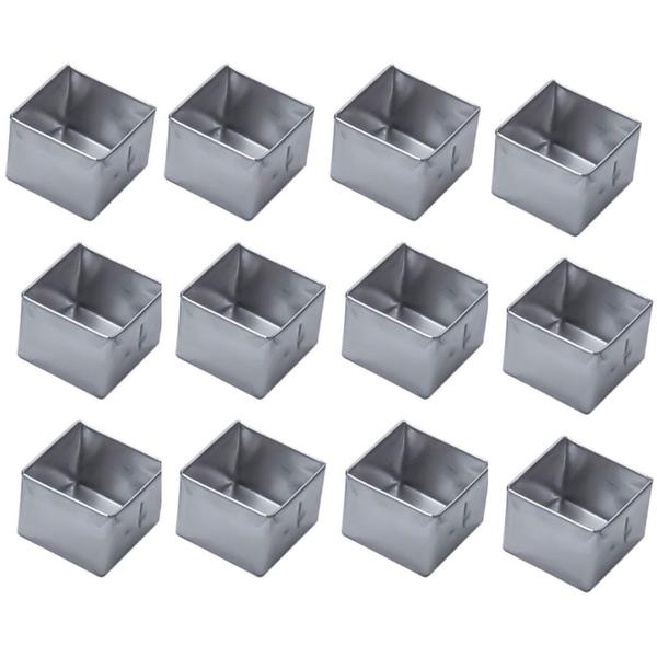 Forminha para Pão de Mel Quadrado em Alumínio 6x6 cm com 12 Peças Doupan Imagem de Forminha para Pão de Mel Quadrado em Alumínio 6x6 cm com 12 Peças Doupan
