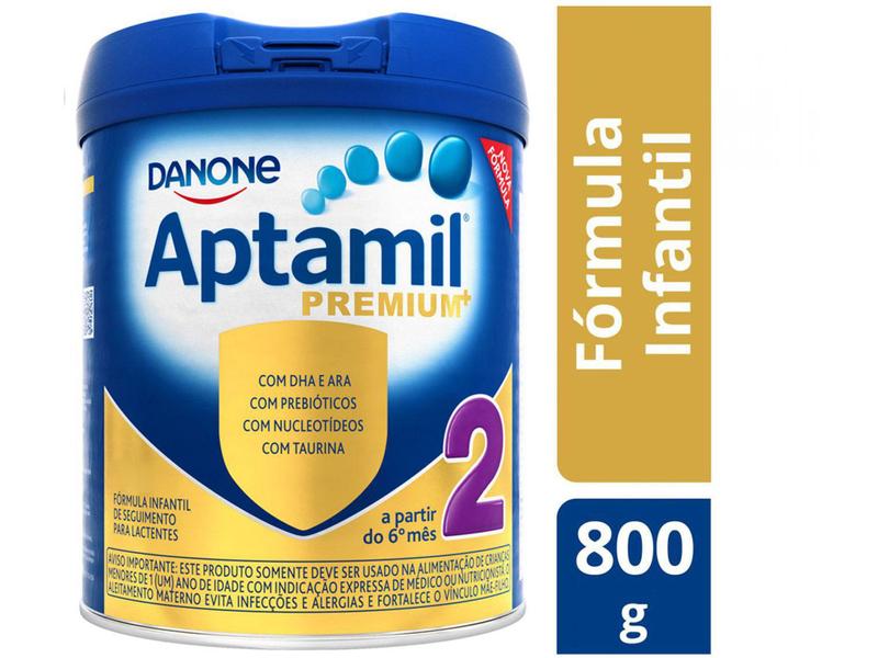Fórmula Infantil Aptamil Original Premium+ 2 - 800g Imagem de Fórmula Infantil Aptamil Original Premium+ 2 - 800g