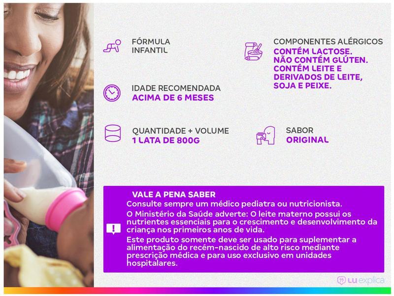 Fórmula Infantil Aptamil Original Premium+ 2 - 800g Imagem de Fórmula Infantil Aptamil Original Premium+ 2 - 800g