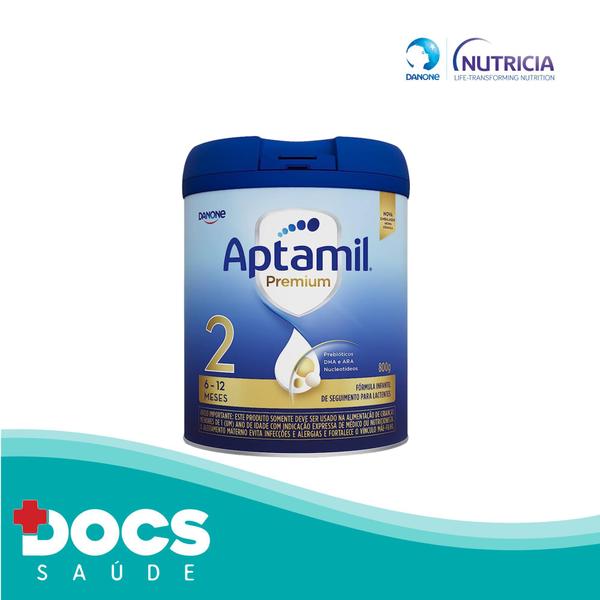 Fórmula Infantil Aptamil Premium 2 800gr Danone Imagem de Fórmula Infantil Aptamil Premium 2 800gr Danone