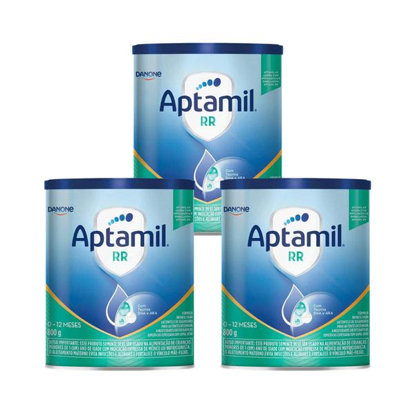 Imagem de Fórmula Infantil Aptamil RR 800g - Danone - Kit c/3