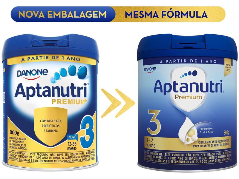 Imagem de Fórmula Infantil Aptanutri Original Premium+ 3 - 800g