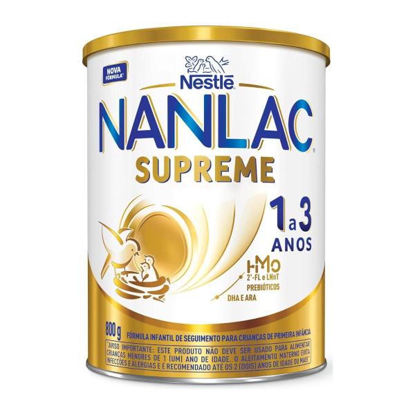 Imagem de Fórmula Infantil NANLAC Supreme Nestlé 1 a 3 anos 800g