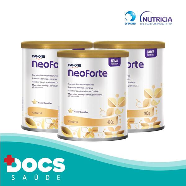 Imagem de Fórmula Infantil NeoForte 400gr Danone KIT 03 unidades