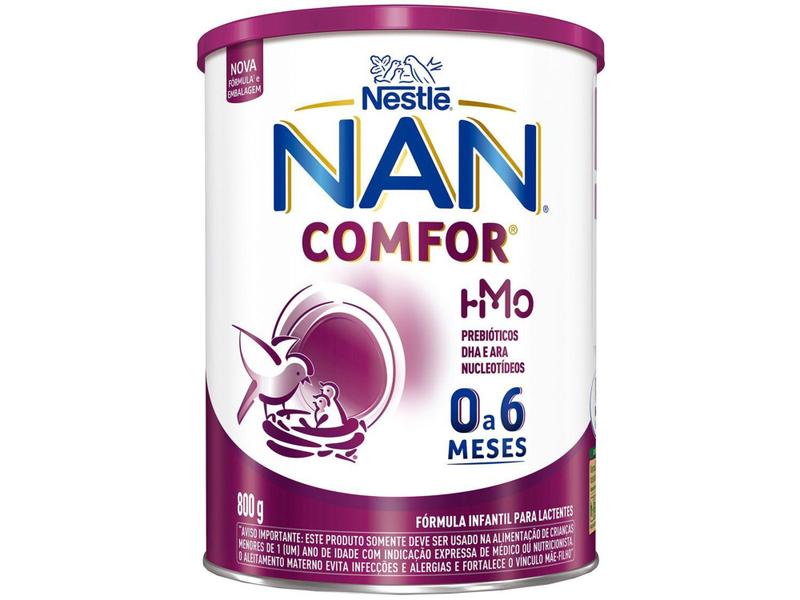 Fórmula Infantil Nestlé Leite Comfor 1 NAN - 800g Fórmula Infantil Nestlé Leite Comfor 1 NAN - 800g