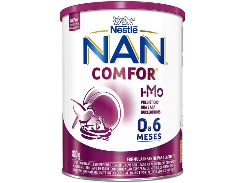 Fórmula Infantil Nestlé Leite Comfor 1 NAN - 800g Fórmula Infantil Nestlé Leite Comfor 1 NAN - 800g