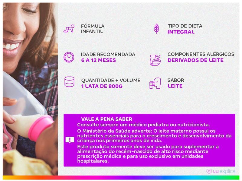 Fórmula Infantil Nestlé Leite Nestogeno 2 - 800g Imagem de Fórmula Infantil Nestlé Leite Nestogeno 2 - 800g