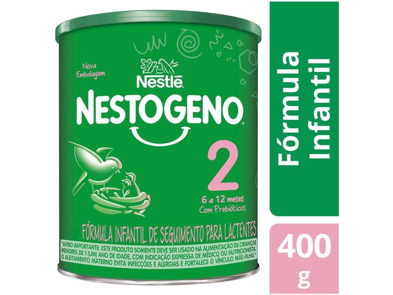 Fórmula Infantil Nestogeno Original 2 - 400g Imagem de Fórmula Infantil Nestogeno Original 2 - 400g