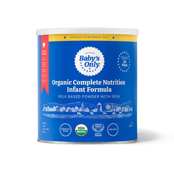 Imagem de Fórmula infantil Nutrição completa orgânica exclusiva para bebês 600g