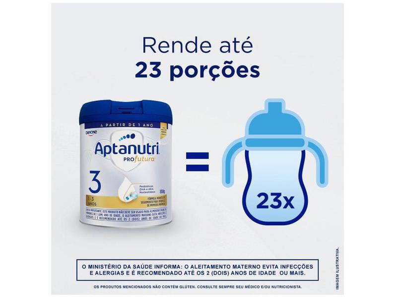 Fórmula Infantil Profutura 3 sem Sabor Aptanutri - 800g Imagem de Fórmula Infantil Profutura 3 sem Sabor Aptanutri - 800g