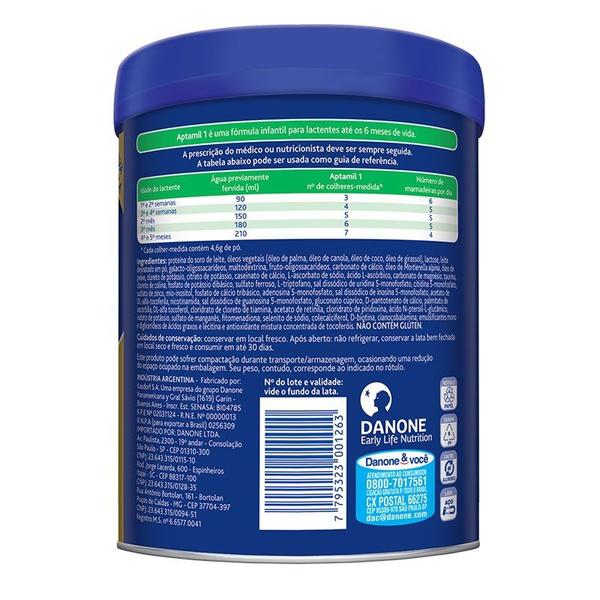 Imagem de Formula Infatil Aptamil Premium Danone 800G 0-6 Meses