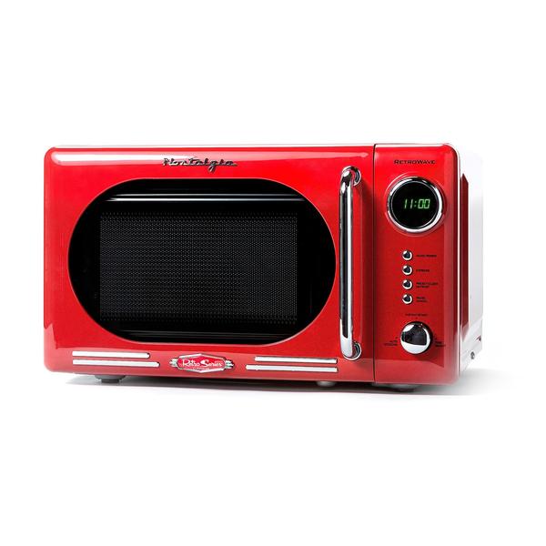 Imagem de Forno de microondas Nostalgia Retro Compact 0,7 pés cúbicos 700 W vermelho