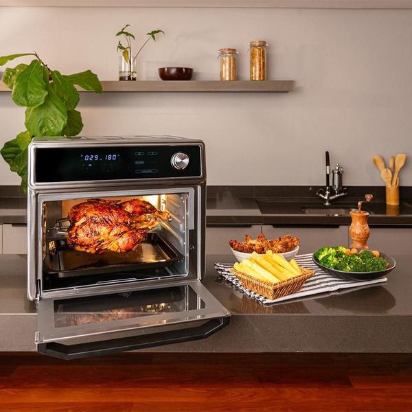 Imagem de Forno E Fryer Fritadeira Gallant Digital GFE25 Rotisserie 25L 1700w 220V