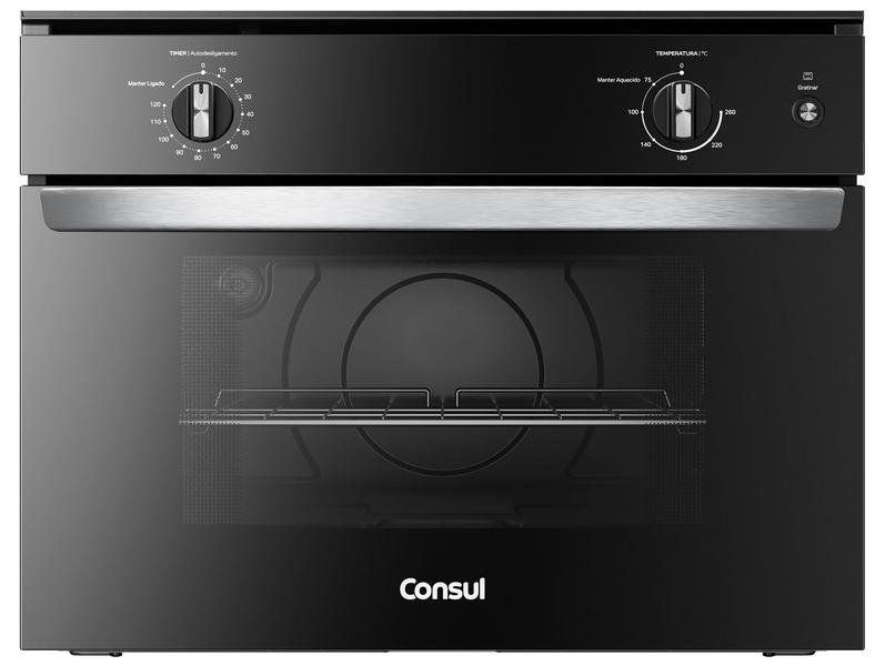 Forno Elétrico de Embutir Consul Multifuncional Grill 47L Preto COB47BE