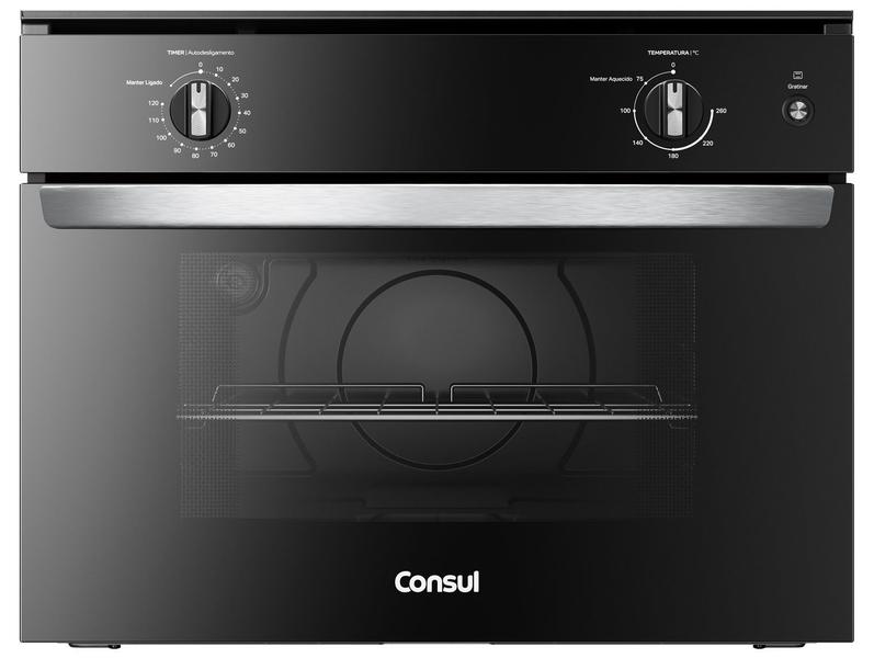 Forno Elétrico de Embutir Consul Multifuncional Grill 47L Preto COB47BE