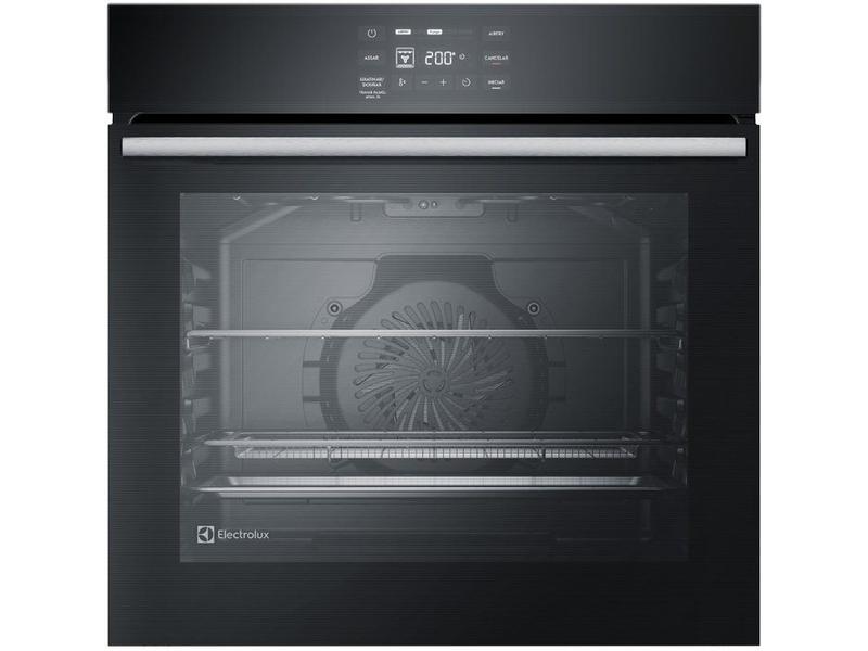 Forno Elétrico de Embutir Electrolux Multifuncional 80L Preto Experience OE8EA