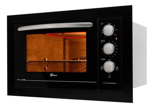 Forno Elétrico Embutir Fischer Fit Line 48L Preto (34493-95482) 220V Forno Elétrico Embutir Fischer Fit Line 48L Preto (34493-95482) 220V