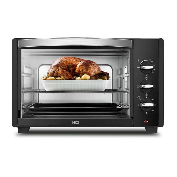 Forno Elétrico HQ 48 Litros HQ48D 1600W Preto 127V Forno Elétrico HQ 48 Litros HQ48D 1600W Preto 127V