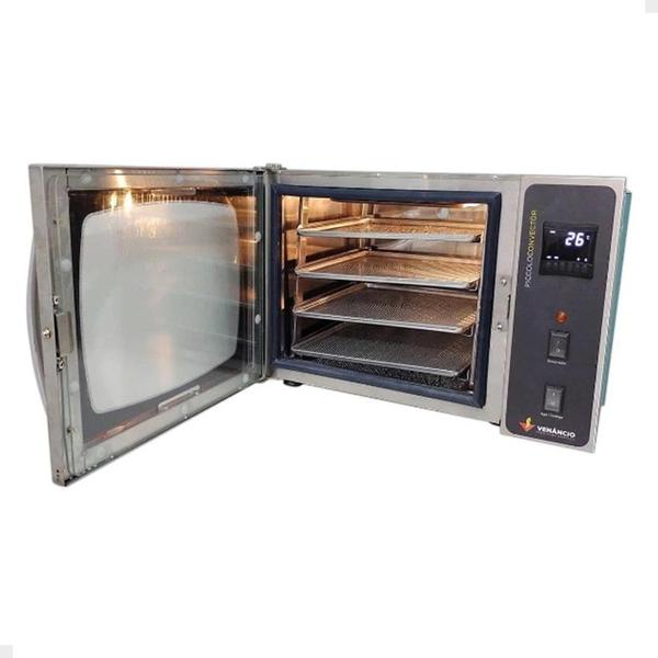 Imagem de Forno Elétrico Piccolo Vapor 4 Esteiras FC4EM Venâncio 220V